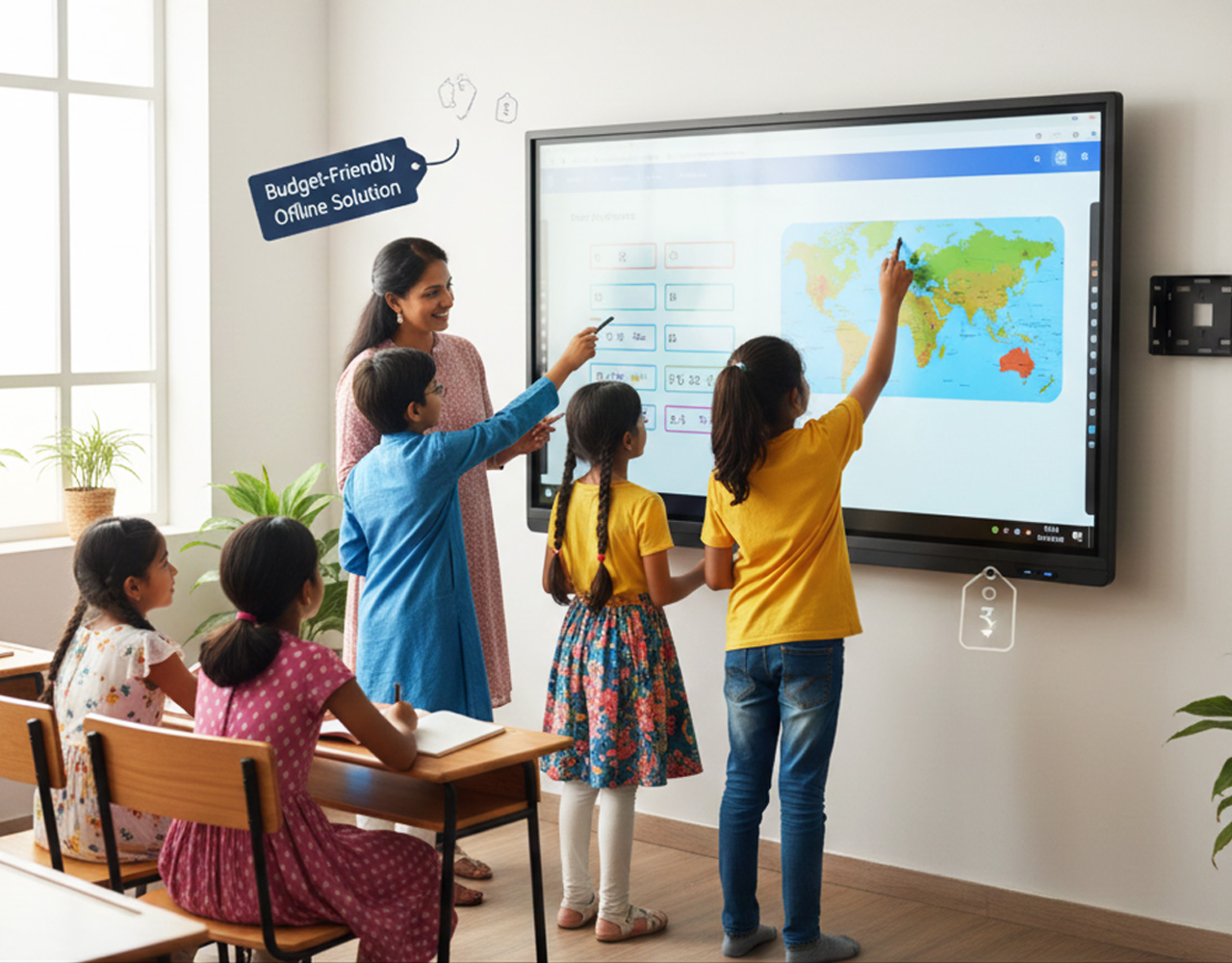 Interactive Panels without Camera