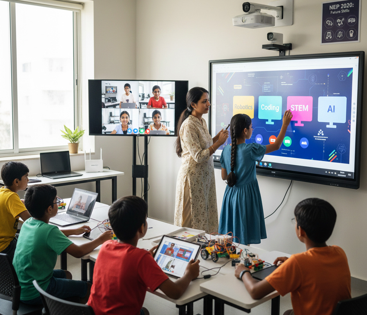 Smart Classroom Solutions by Junior Engineers